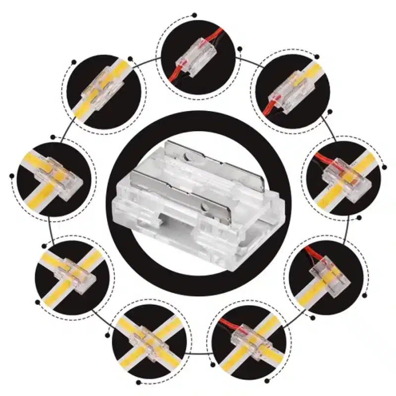 2 Pin 9-in-1 LED Strip Light Connector